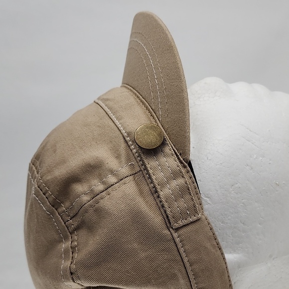 Tan Women's Army Fatigue Cap 100% Cotton Elasticized Band One Size Fits All - Picture 8 of 14